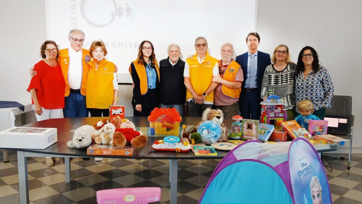 28 maggio: Lions Club di Pandino il Castello e Gera D’Adda Viscontea donano i giochi per i nostri bambini